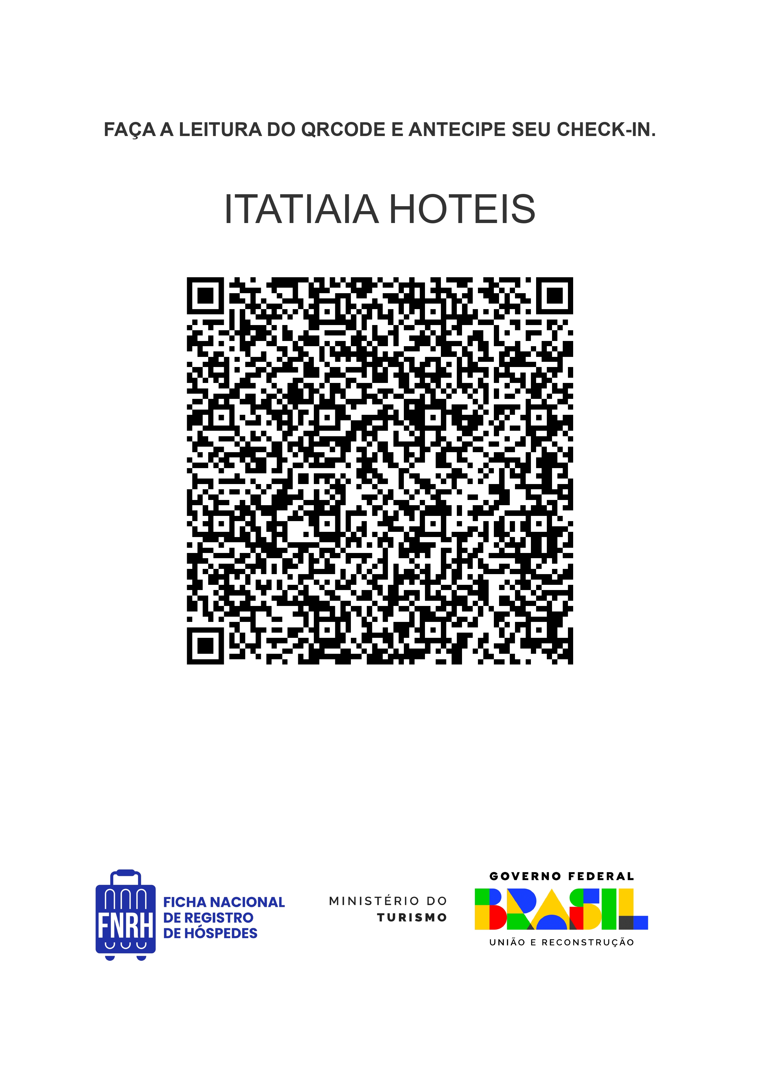 QR Code para acessar o formulário de Check-in Express